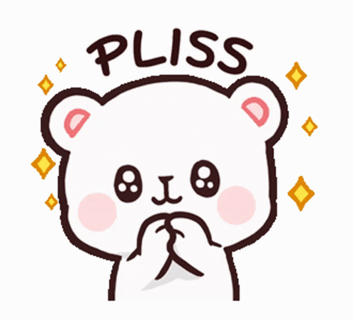Please Cute Sticker